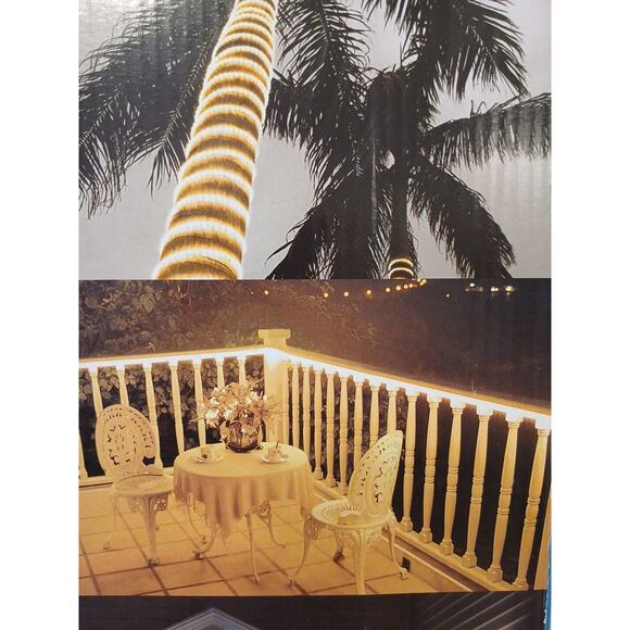 18 ft LED Rope Light Indoor Outdoor Holiday Porch Patio Pathway Palm Trees Party - Picture 2 of 14